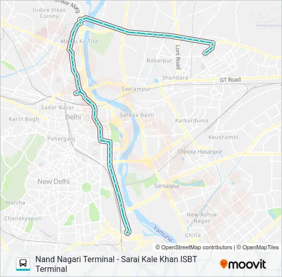 261 Bus Line Map
