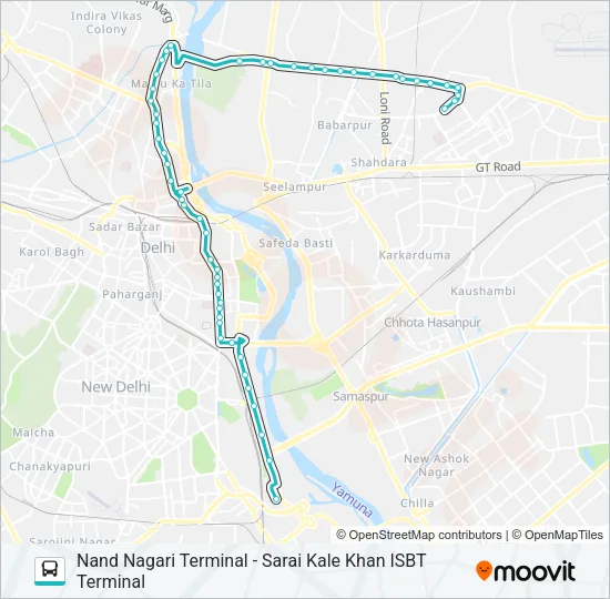 261 Bus Line Map