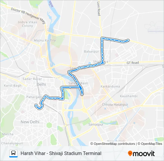 273 Bus Line Map