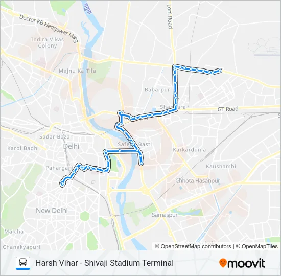 273 Bus Line Map