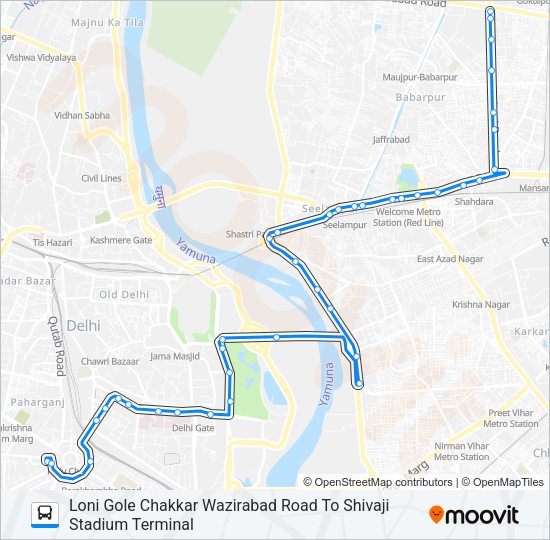 273 Bus Line Map