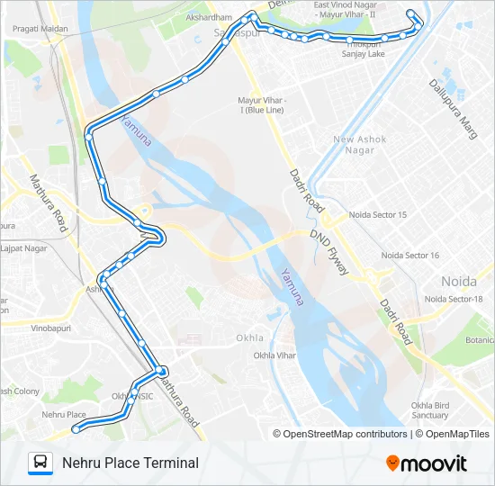306 Bus Line Map