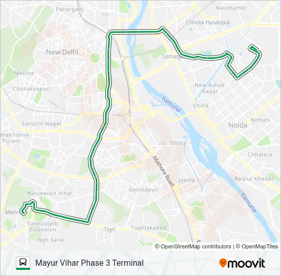 356 Bus Line Map
