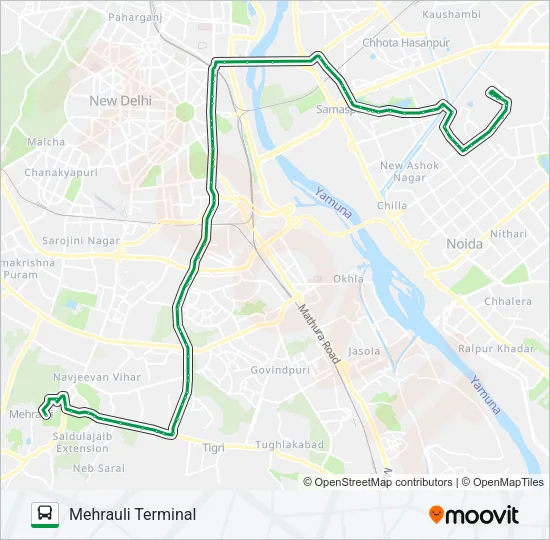 356 Bus Line Map