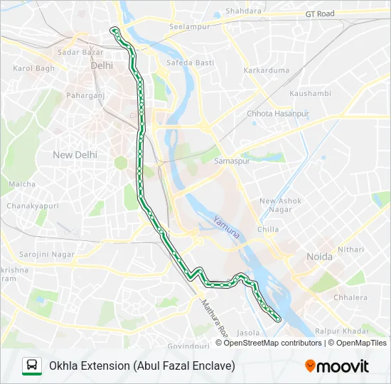 402 Bus Line Map