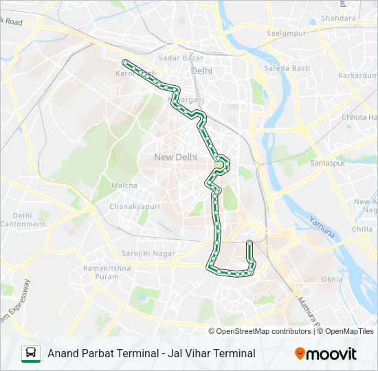 450 Bus Line Map