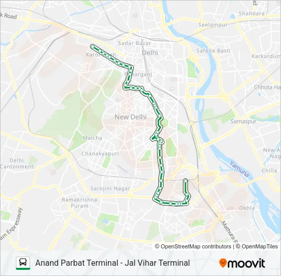 450 Bus Line Map