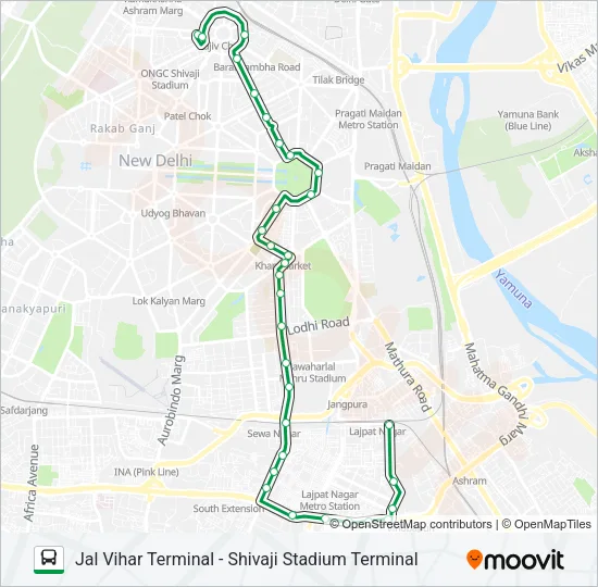 450 Bus Line Map