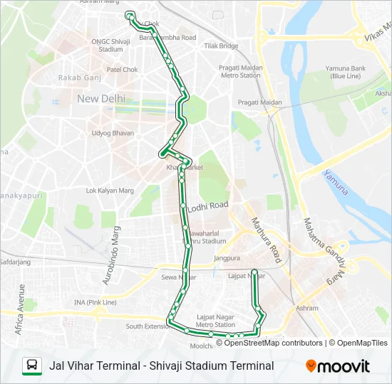 450 Bus Line Map