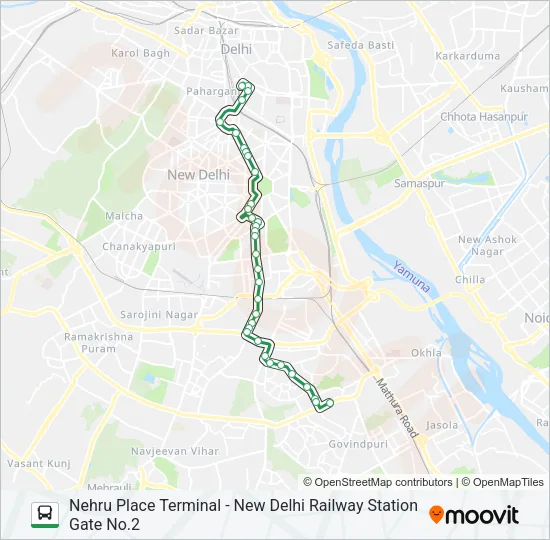 440A Bus Line Map