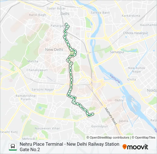 440A Bus Line Map