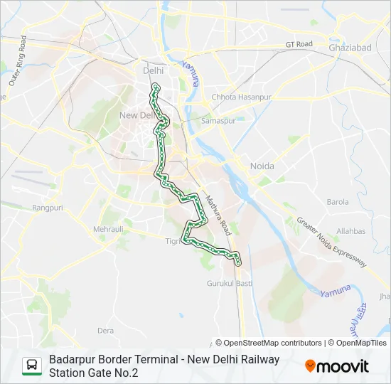 440A Bus Line Map
