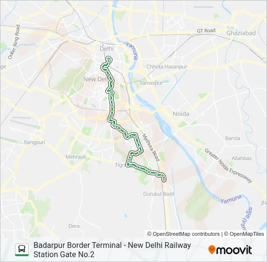 440A Bus Line Map