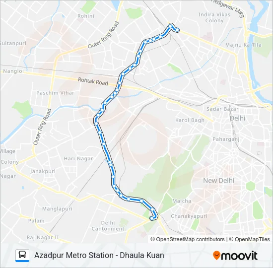 442 Bus Line Map