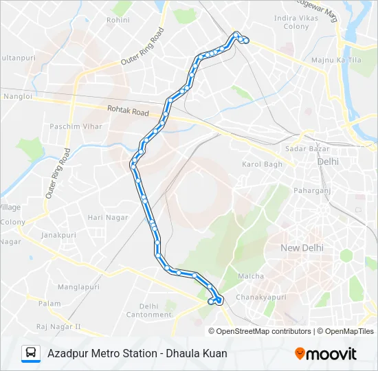442 Bus Line Map