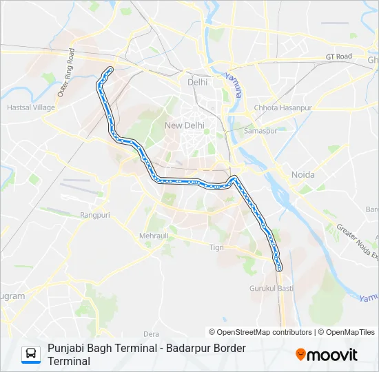 479 Bus Line Map