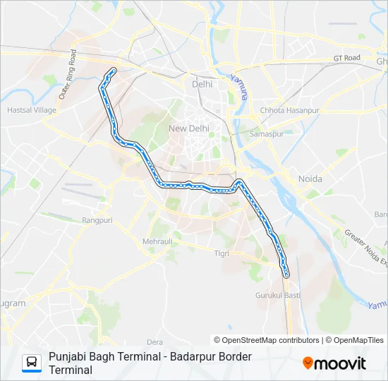 479 Bus Line Map