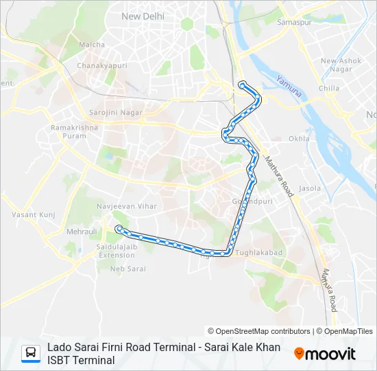 469 Bus Line Map