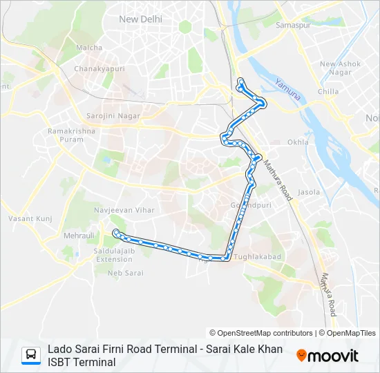 469 Bus Line Map