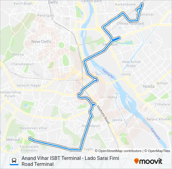 469 Bus Line Map