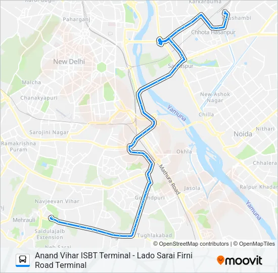 469 Bus Line Map