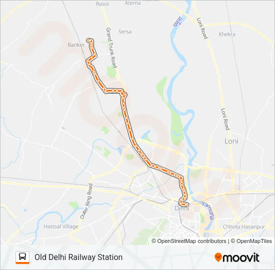 103 Bus Line Map