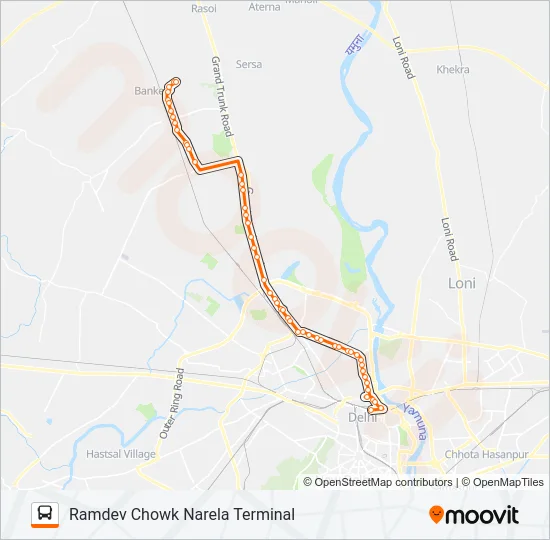 103 Bus Line Map