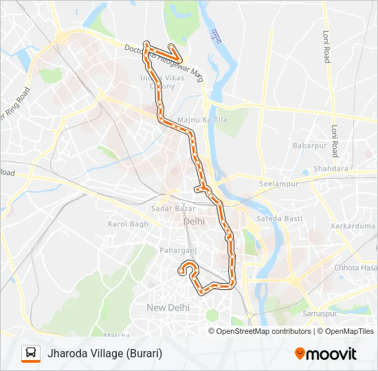 104 Bus Line Map