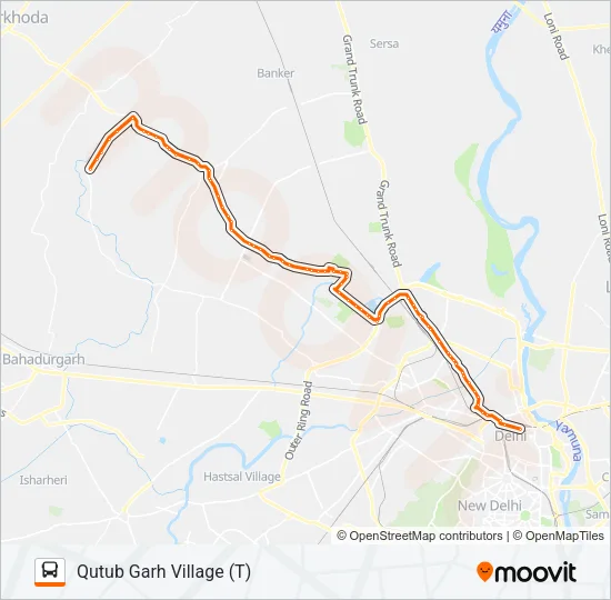 106 Bus Line Map