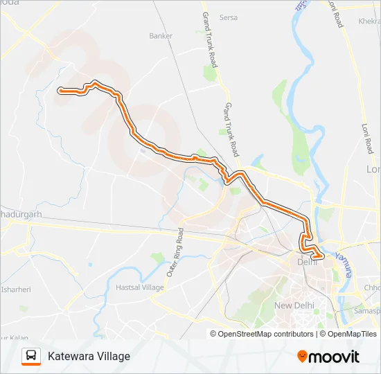 107 Bus Line Map