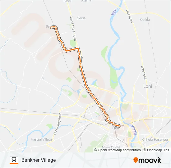 109 Bus Line Map