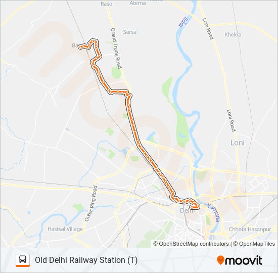 109 bus Line Map