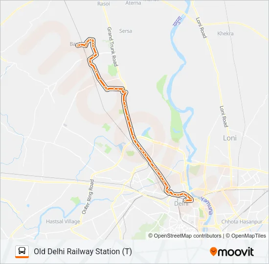 109 Bus Line Map