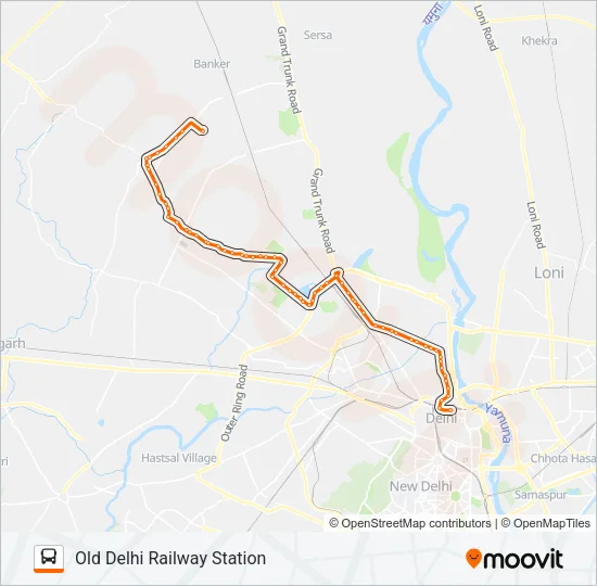 113 Bus Line Map