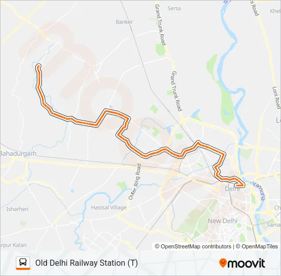 114 Bus Line Map