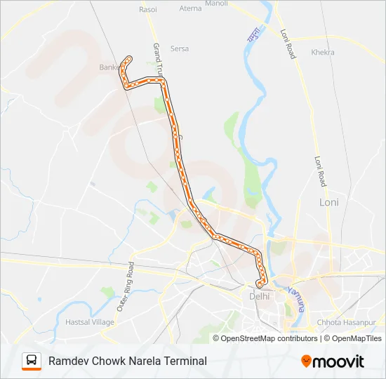 120 Bus Line Map