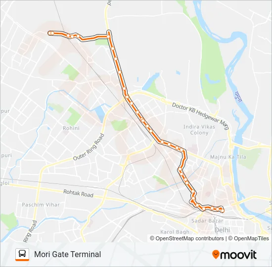 128 Bus Line Map
