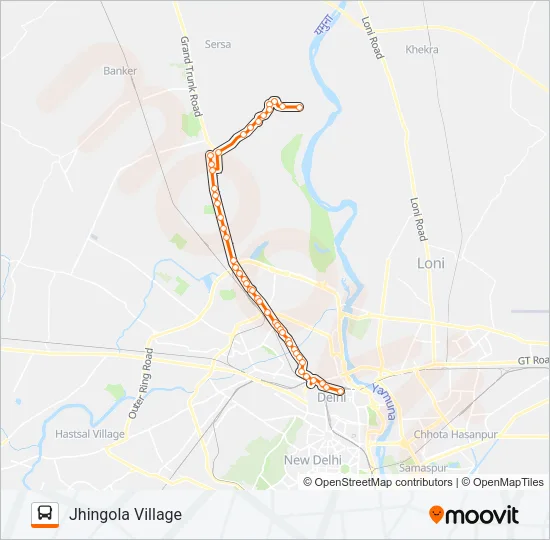129 Bus Line Map