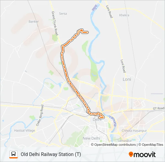 129 Bus Line Map