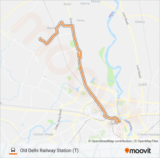 136 Bus Line Map