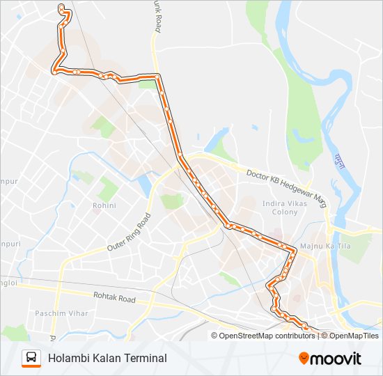 137 bus Line Map