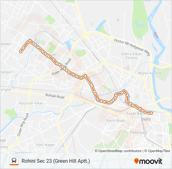 141 Bus Line Map