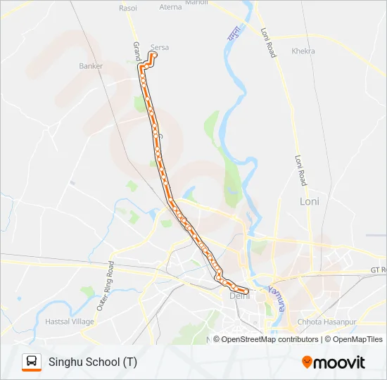 144 Bus Line Map