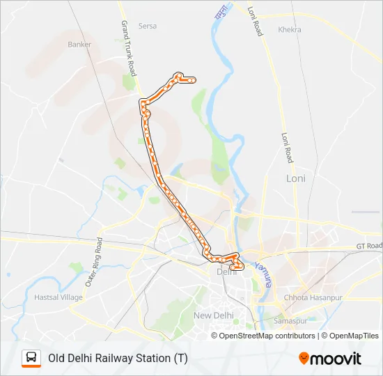 147 Bus Line Map