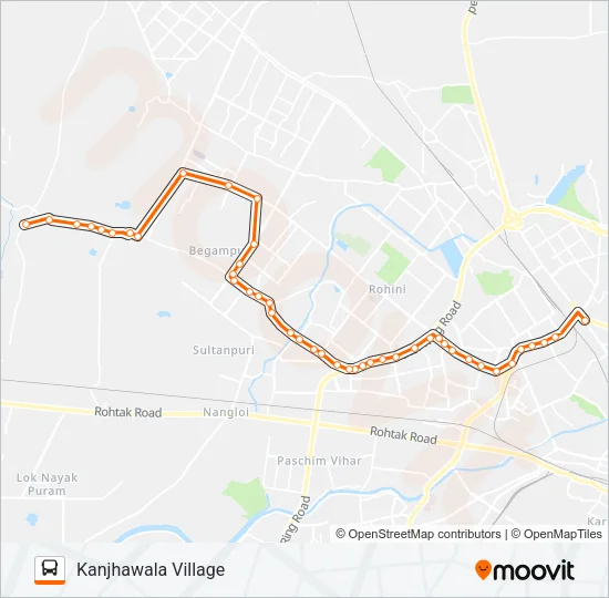 174 Bus Line Map