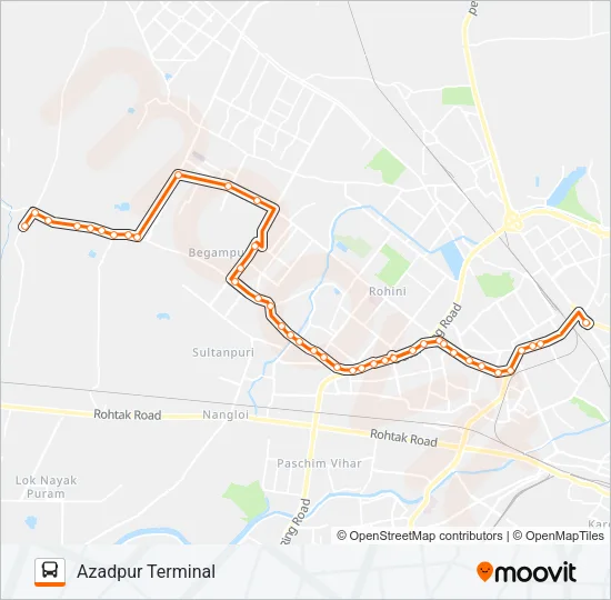 174 Bus Line Map