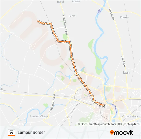 175 Bus Line Map