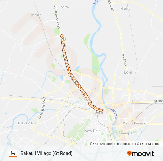 194 Bus Line Map