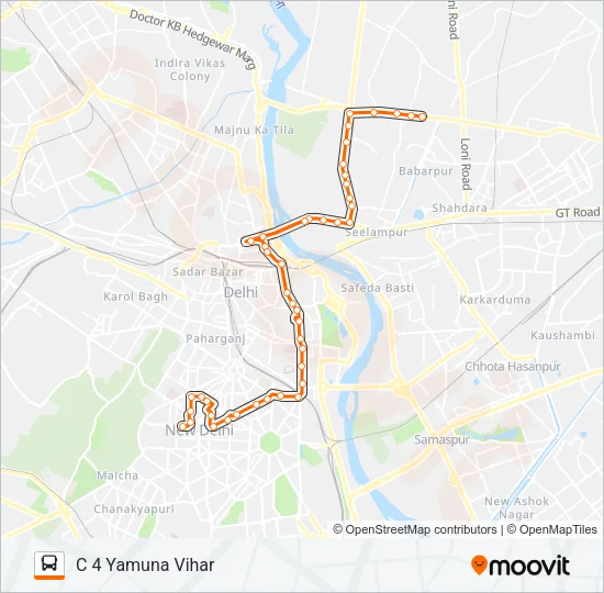260 Bus Line Map
