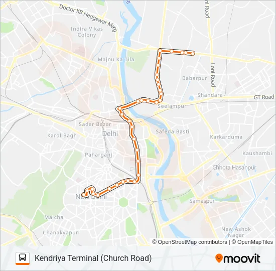 260 Bus Line Map